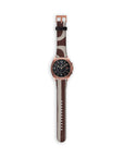 Labyrinth Burgundy Galaxy Watch Band