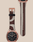 Labyrinth Burgundy Galaxy Watch Band — view 2