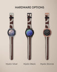 Labyrinth Burgundy Galaxy Watch Band — view 6