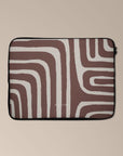 Labyrinth Burgundy Laptop Sleeve — view 2