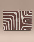Labyrinth Burgundy MacBook Case — view 2