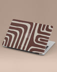 Labyrinth Burgundy MacBook Case — view 4