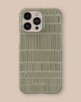 Tally Sage Phone Case — angle view