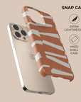 Torn Rust Phone Case — back view