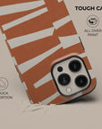 Torn Rust Phone Case — detail view