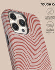 Wave Coral Phone Case — angle view