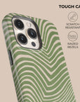 Wave Sage Phone Case — angle view