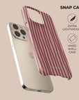 Wonky Blush Phone Case — back view