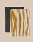 Wonky Mustard iPad Case — view 2