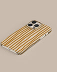 Wonky Mustard Phone Case — side profile