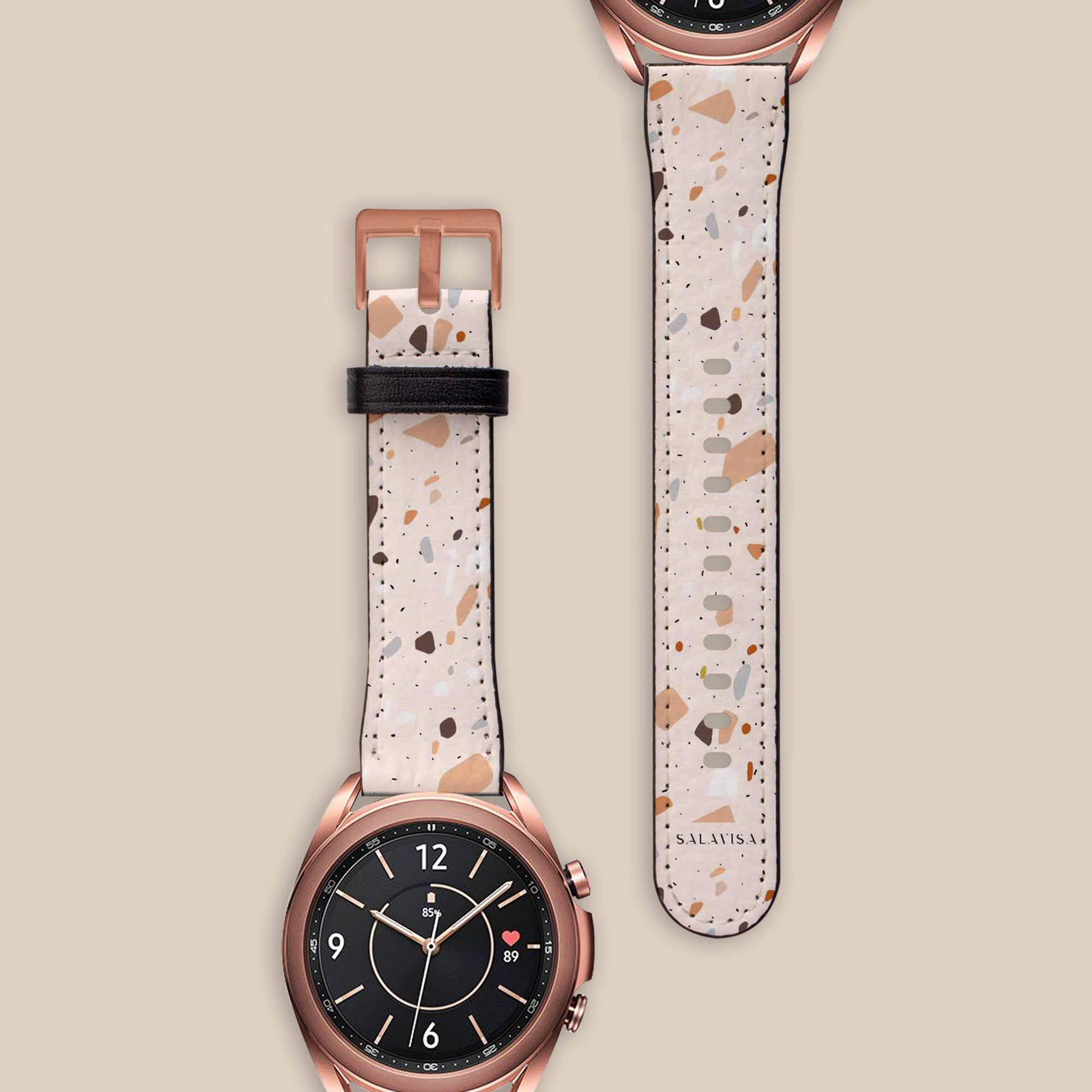Pink Terrazzo Wonderland Galaxy Watch Band Samsung Galaxy Watch Band - SALAVISA