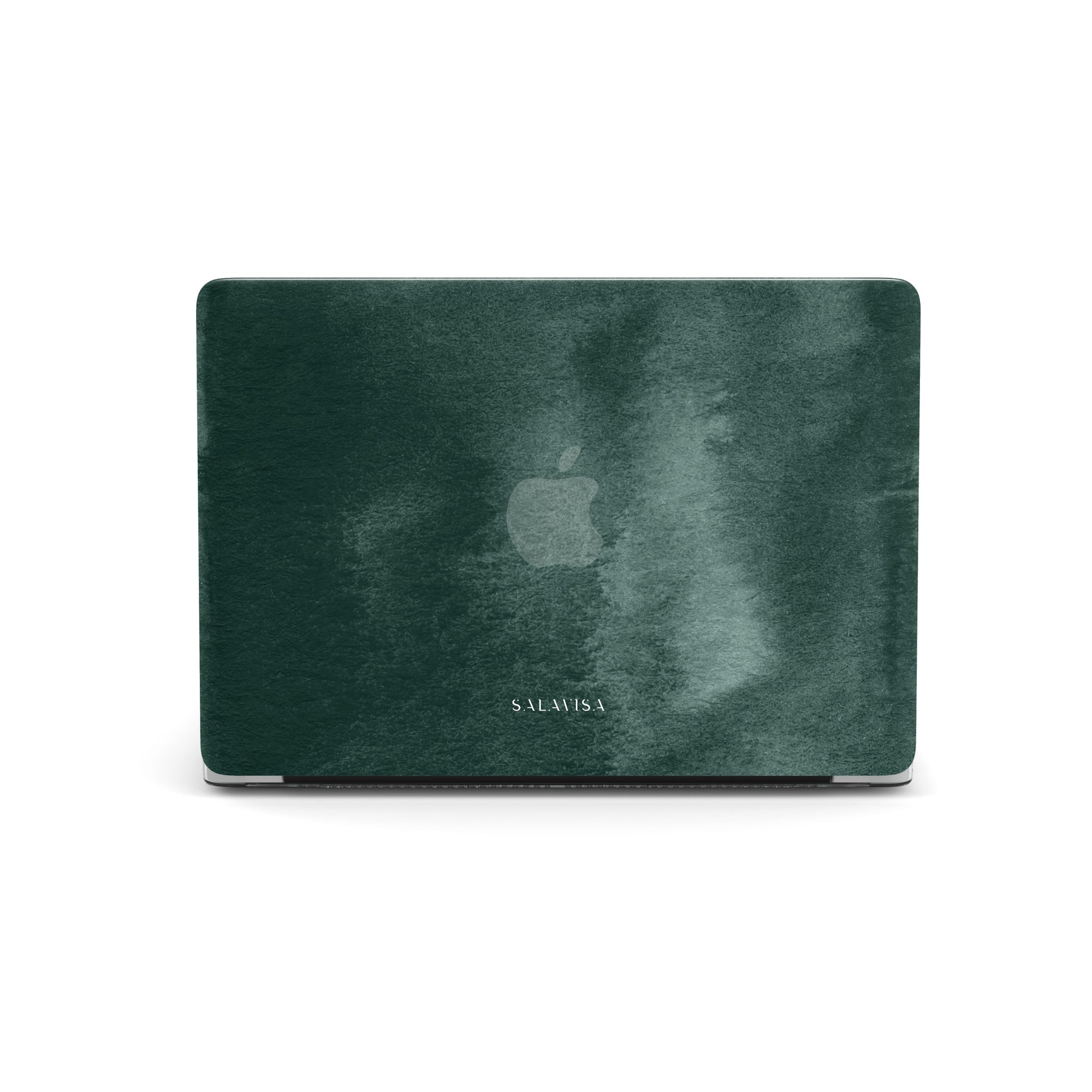 Forest Green Watercolor MacBook Case MacBook Cases - SALAVISA