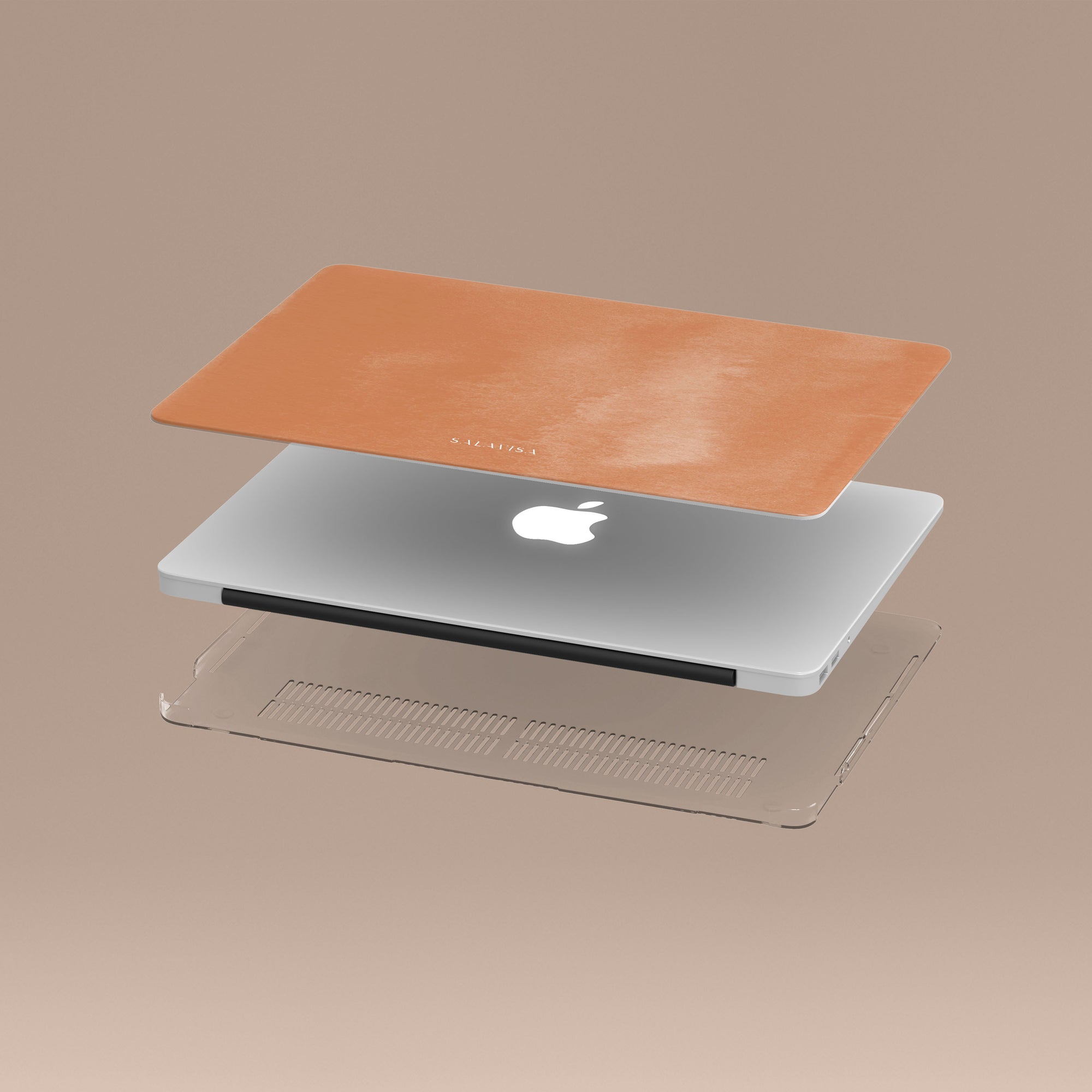 Peach Watercolor MacBook Case MacBook Cases - SALAVISA