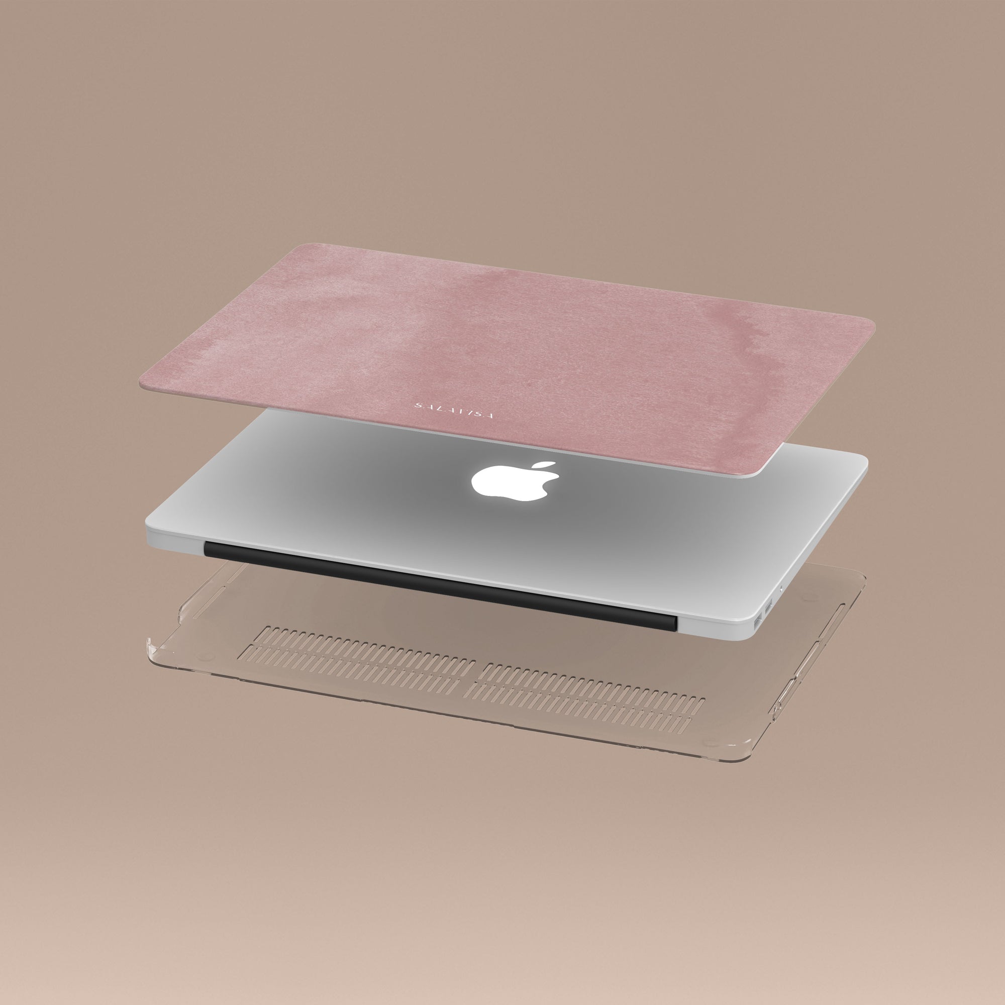 Rose Pink Watercolor MacBook Case MacBook Cases - SALAVISA