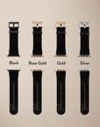 Black Clay Watch Srap Apple Watch Bands - SALAVISA