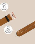 Brown Clay Galaxy Watch Band Samsung Galaxy Watch Band - SALAVISA