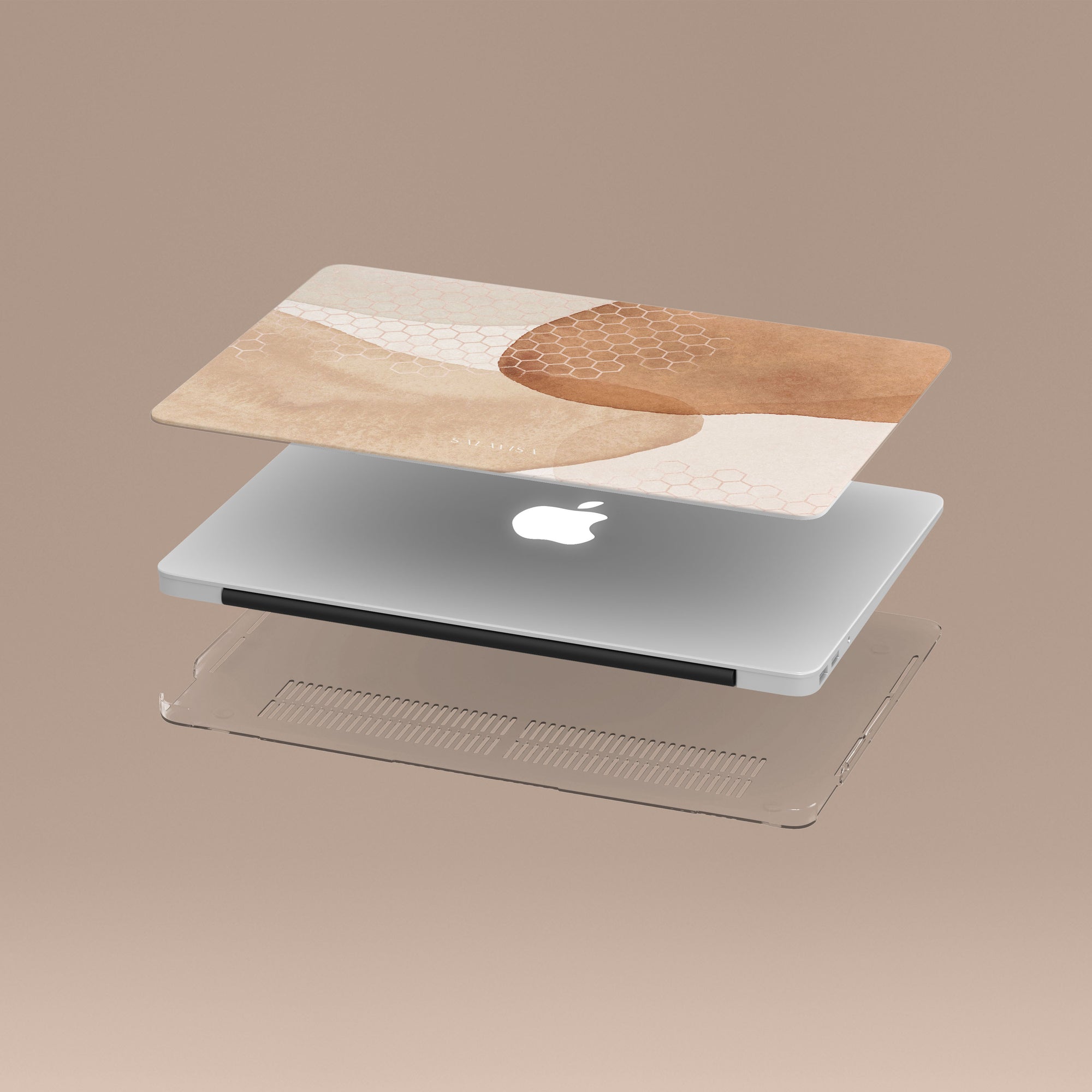Beige Aesthetic MacBook Case MacBook Cases - SALAVISA