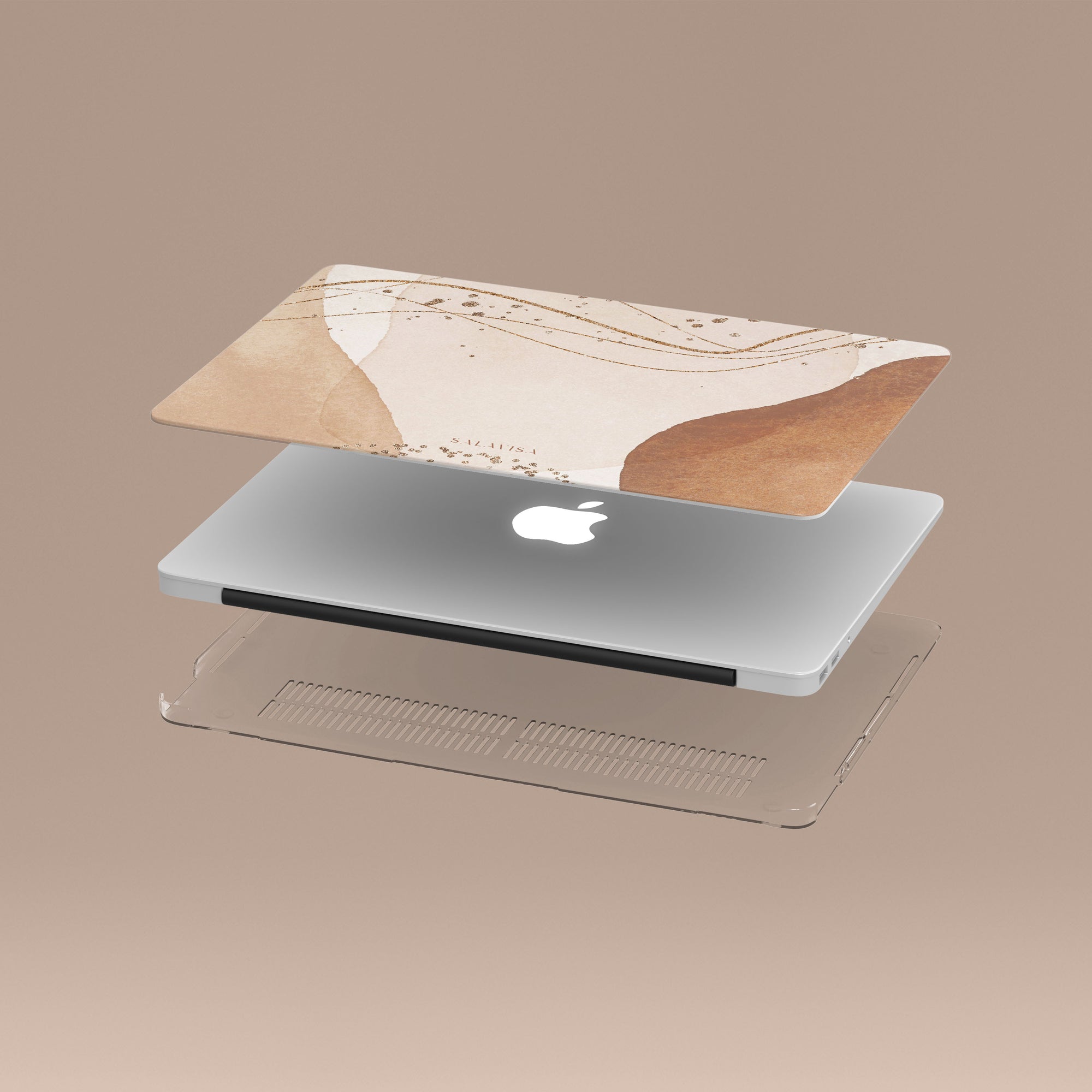 Beige Brilliant MacBook Case MacBook Cases - SALAVISA