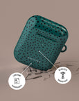 Green Polka Dots AirPods Case