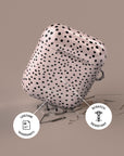 Rose Pink Polka Dots AirPods Case