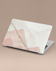 Pink & Gold Abstract MacBook Case MacBook Cases - SALAVISA