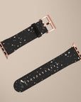 Black Terrazzo Watch Strap Apple Watch Bands - SALAVISA