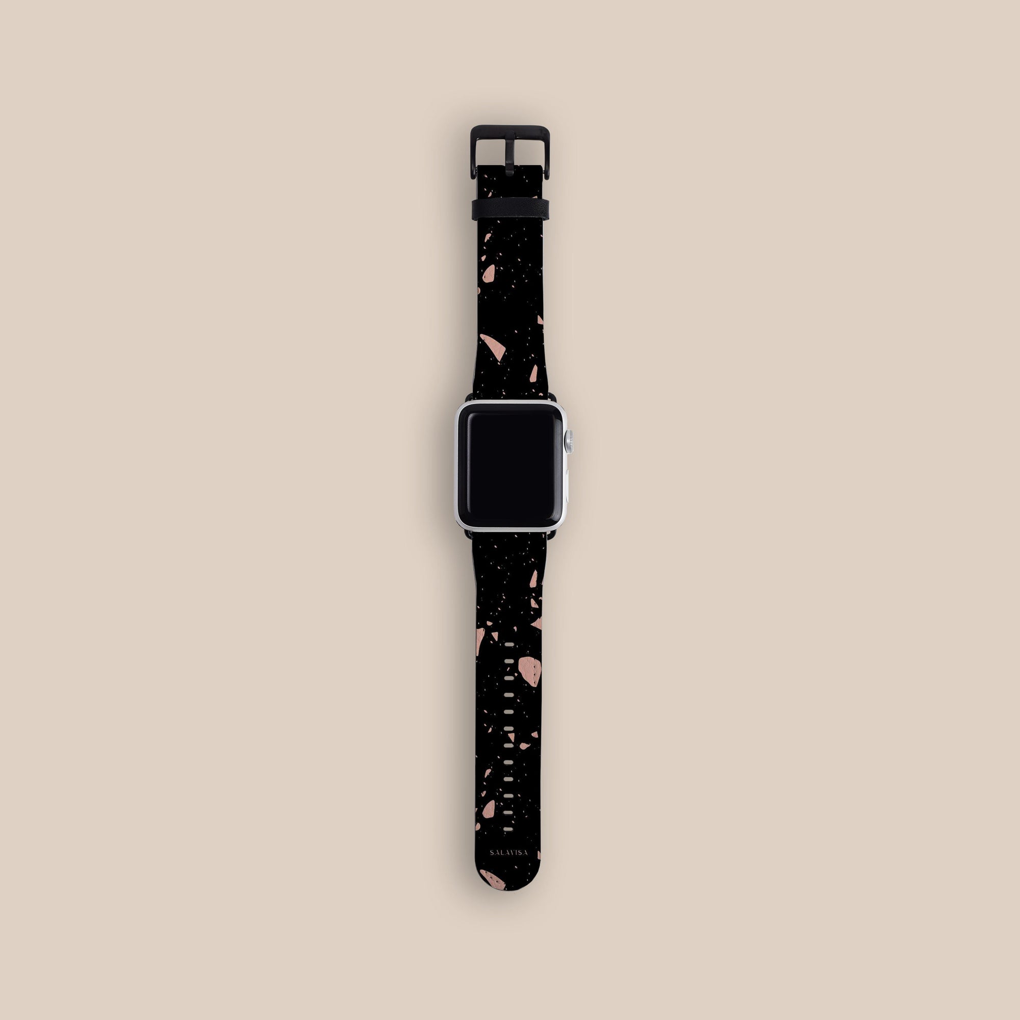 Peach Black Terrazzo Apple Watch Band Apple Watch Bands - SALAVISA