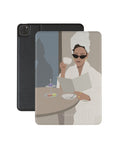 Beige Moring Coffee iPad Case