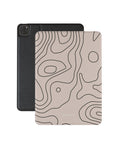 Rose Pink Topographic iPad Case