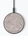 Rose Pink Topographic Wireless Charger