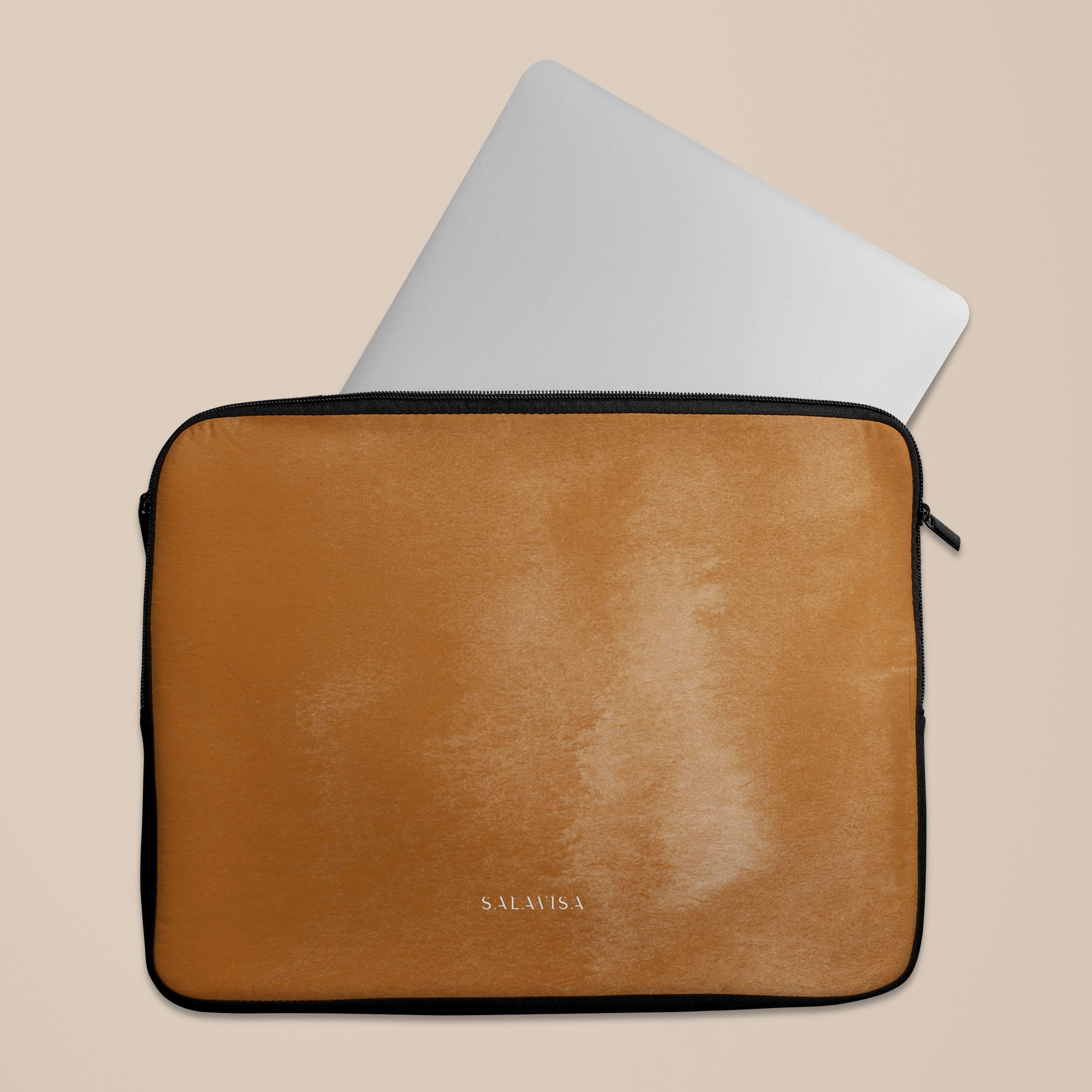 Burnt Orange Aesthetic Laptop Sleeve SALAVISA