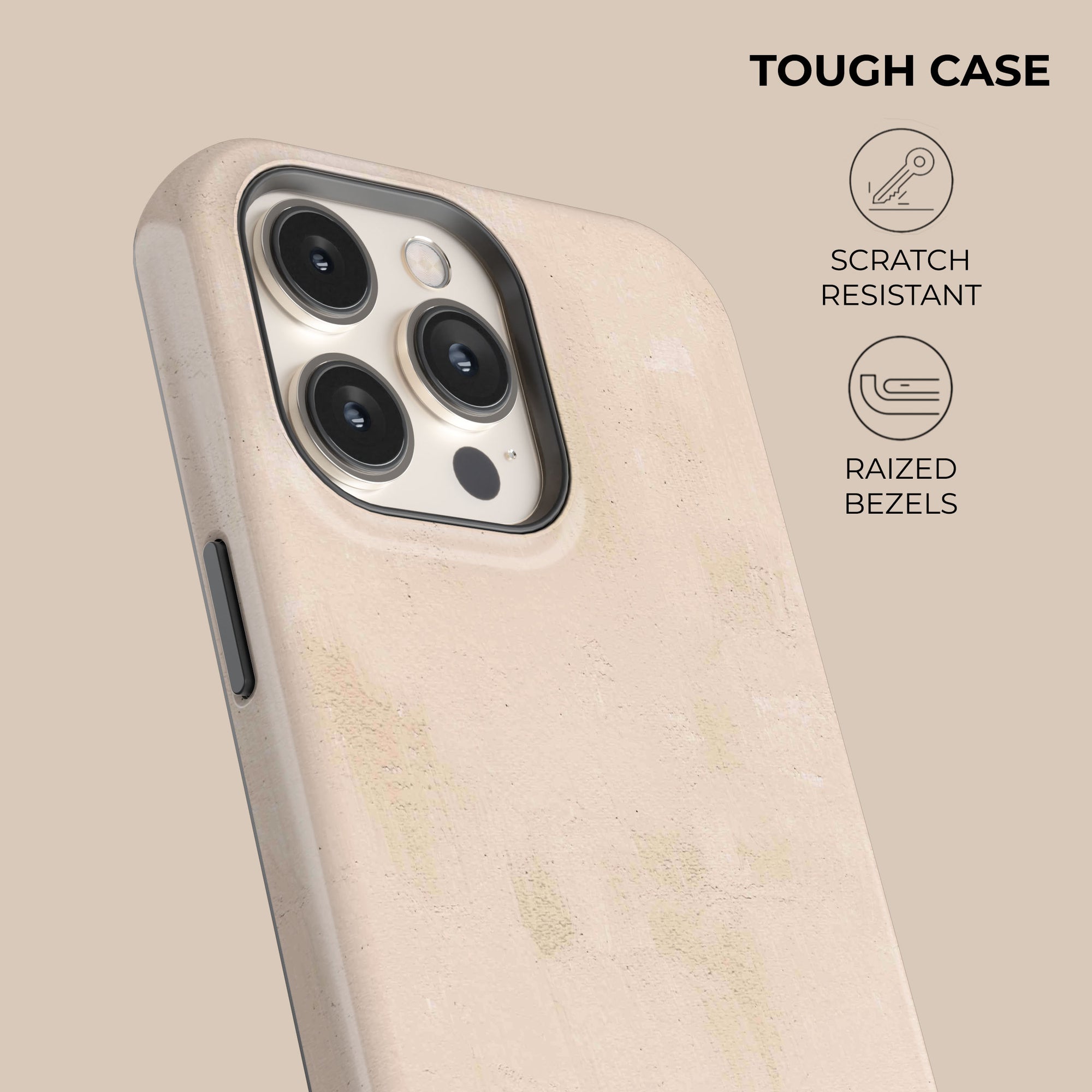 Rose Beige Clay Phone Case. Desert Rose Beige Clay Phone Case. Desert
