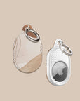 Beige Brilliant AirTag Holder