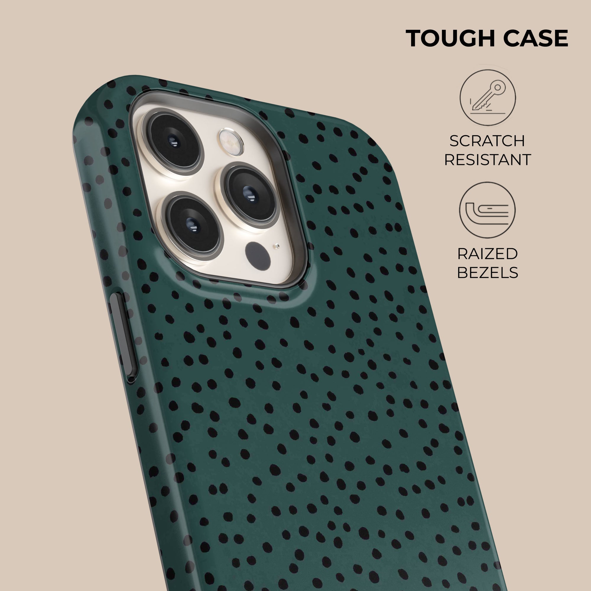 Green Polka Dots Phone Case. Polka Green Polka Dots Phone Case. Polka