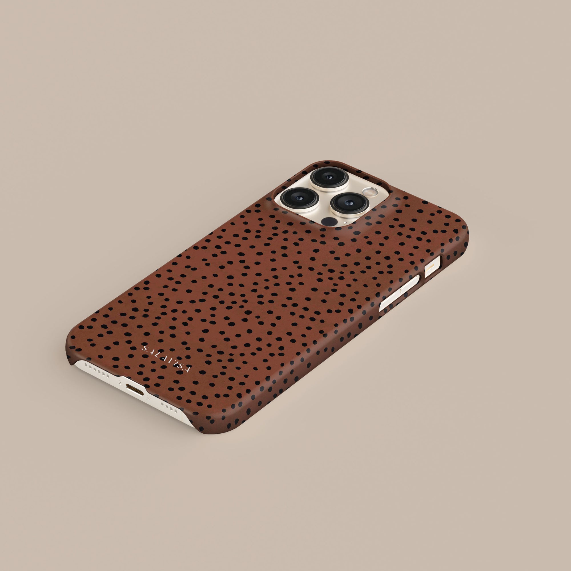 Burnt Orange Polka Dots Phone Case. Polka Burnt Orange Polka Dots Phone Case. Polka