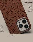 Burnt Orange Polka Dots Phone Case