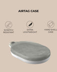 Pale Colors Curves AirTag Holder