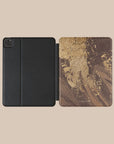 Brown & Gold Foil iPad Case