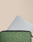 Green Tiger Paws Laptop Sleeve