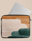 Pink & Forest Green Luxe Laptop Sleeve