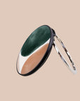 Peach & Forest Green Luxe Shapes Wireless Charger