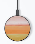 Orange Sunset Tie Dye Wireless Charger