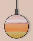 Orange Sunset Tie Dye Wireless Charger