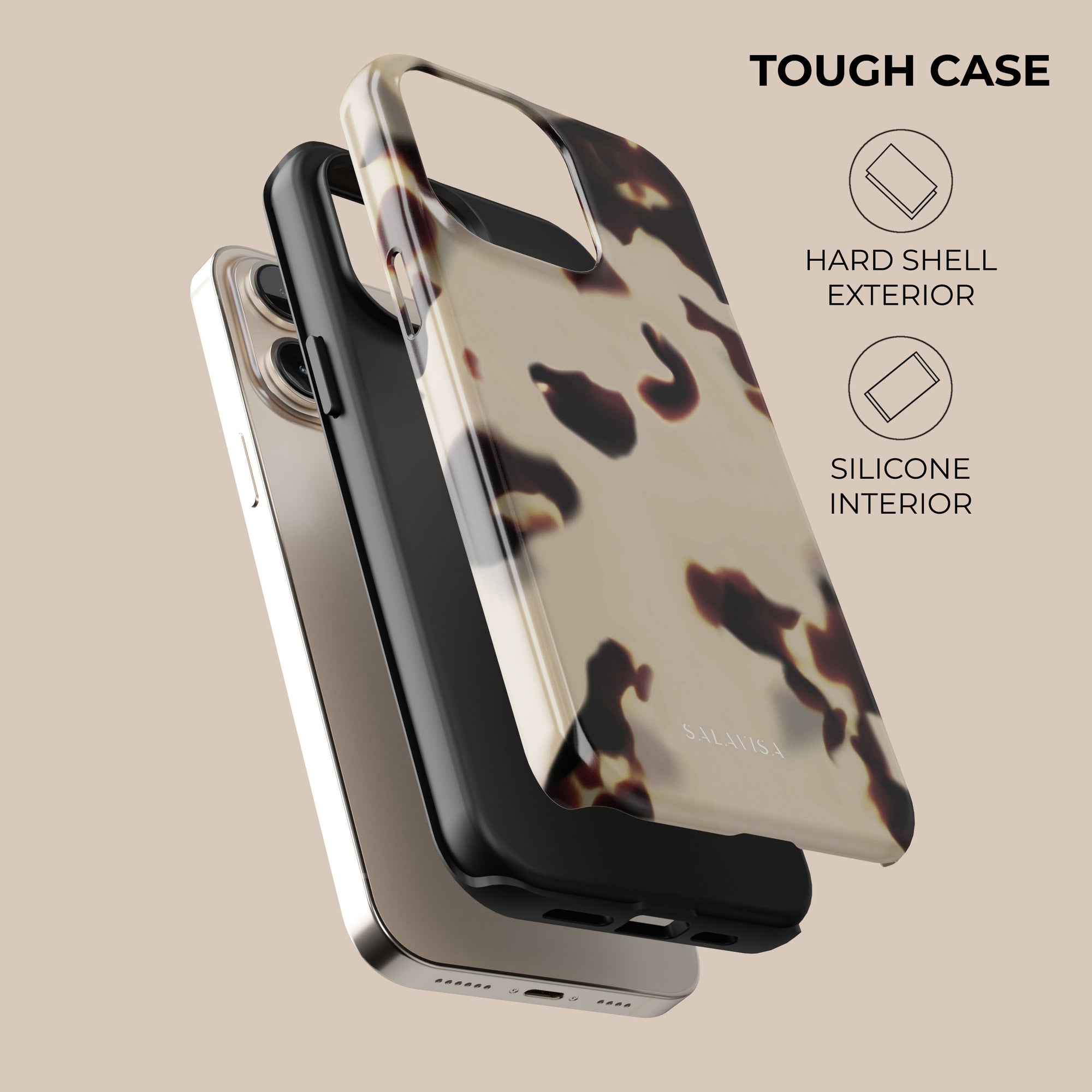Tortoise Créme Phone Case. Animal Tortoise Créme Phone Case. Animal