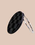 Black Wave Checkered Wireless Charger