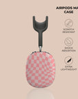 Pink Wave Checkered AirPods Max Case