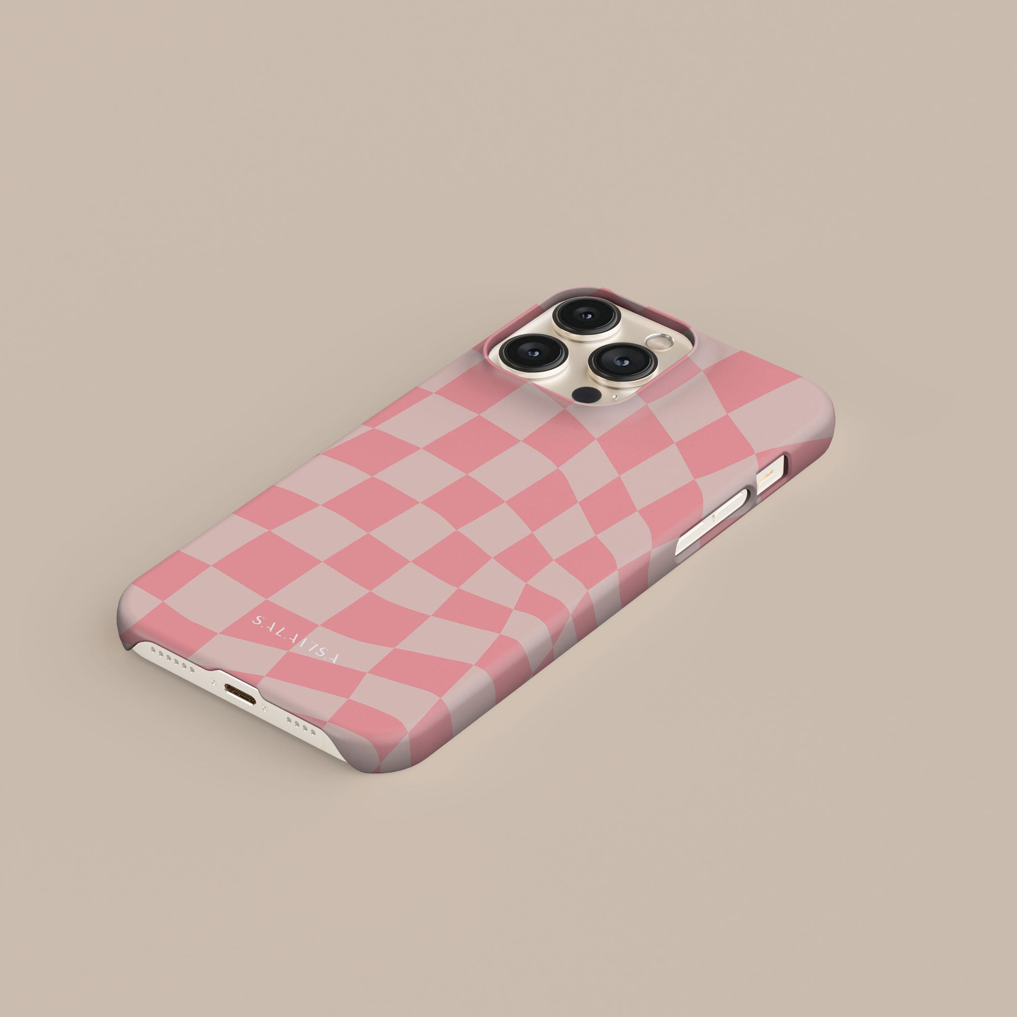 Pink Wave Checkered Phone Case. Checkers Pink Wave Checkered Phone Case. Checkers