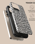 Black & White Maze Phone Case