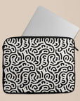 Black & White Abstract Laptop Sleeve