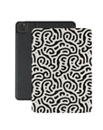 Black & White Abstract iPad Case